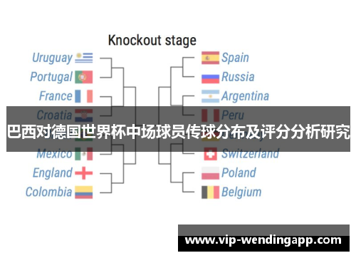 巴西对德国世界杯中场球员传球分布及评分分析研究