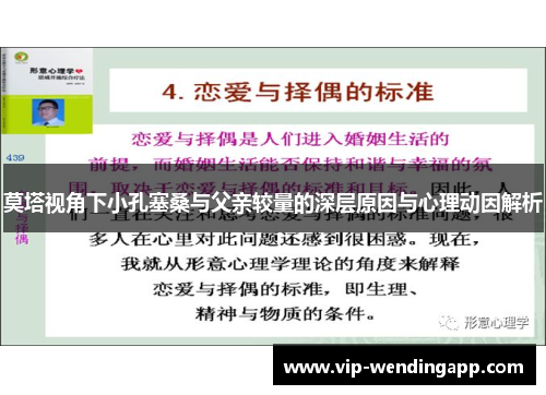 莫塔视角下小孔塞桑与父亲较量的深层原因与心理动因解析